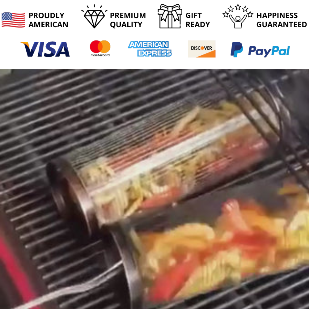 GrillMaster Rolling Basket