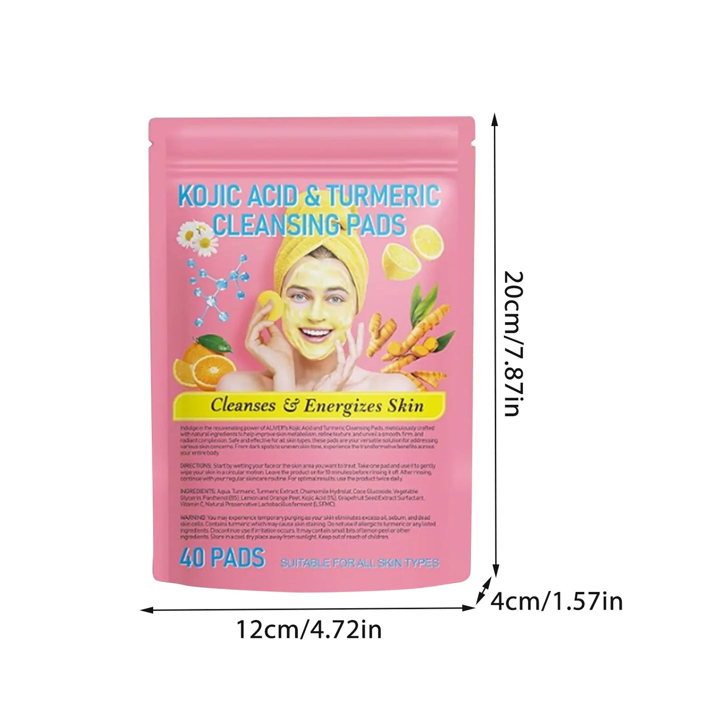 Kojic Acid & Turmeric Cleansing Pads