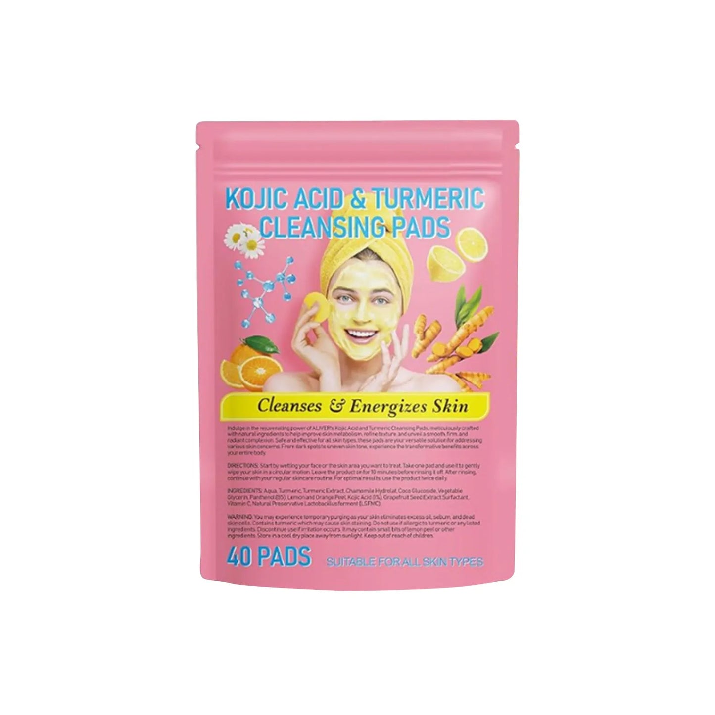 Kojic Acid & Turmeric Cleansing Pads