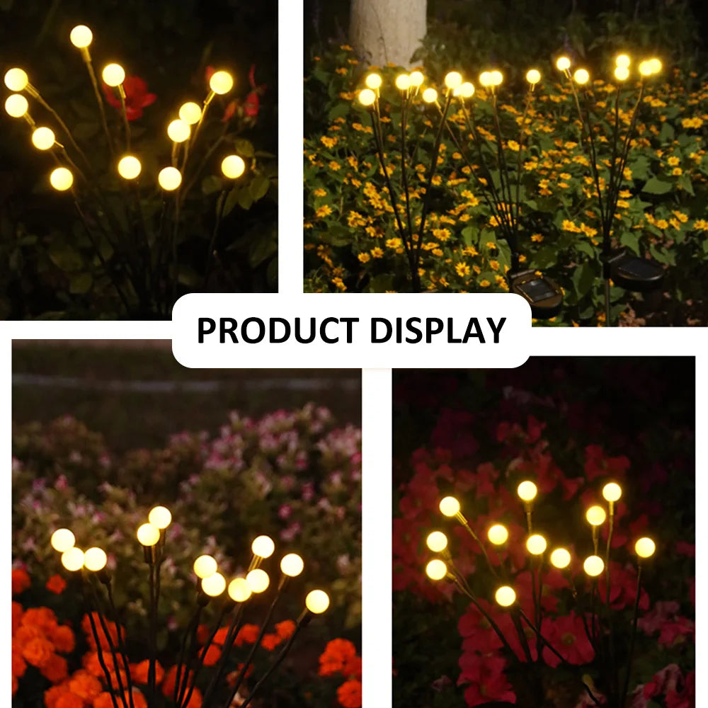 GlowBurst Solar Firefly Landscape Lights