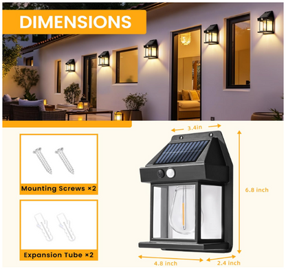 EcoGuard Solar Motion Wall Light