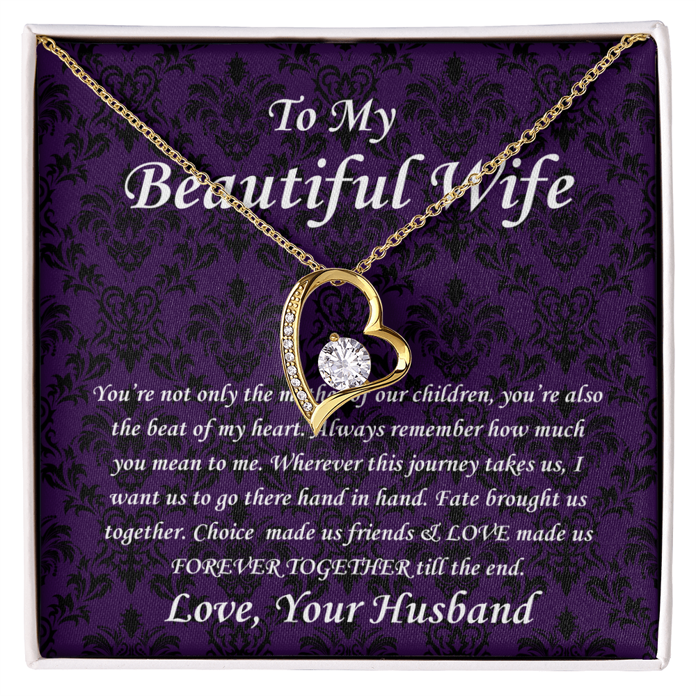 Forever Love Necklace - To My Beautiful Wife