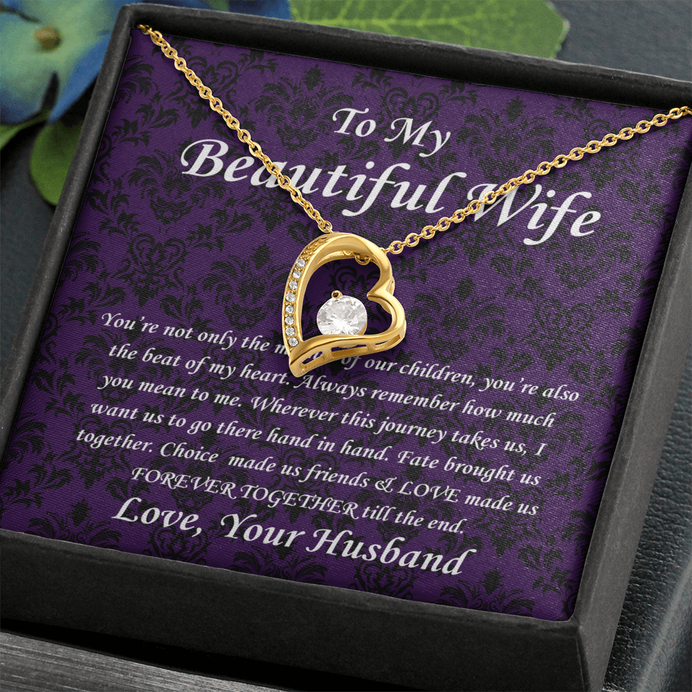 Forever Love Necklace - To My Beautiful Wife