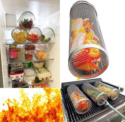 GrillMaster Rolling Basket