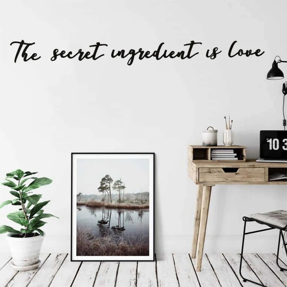 Love Ingredient Wall Sign