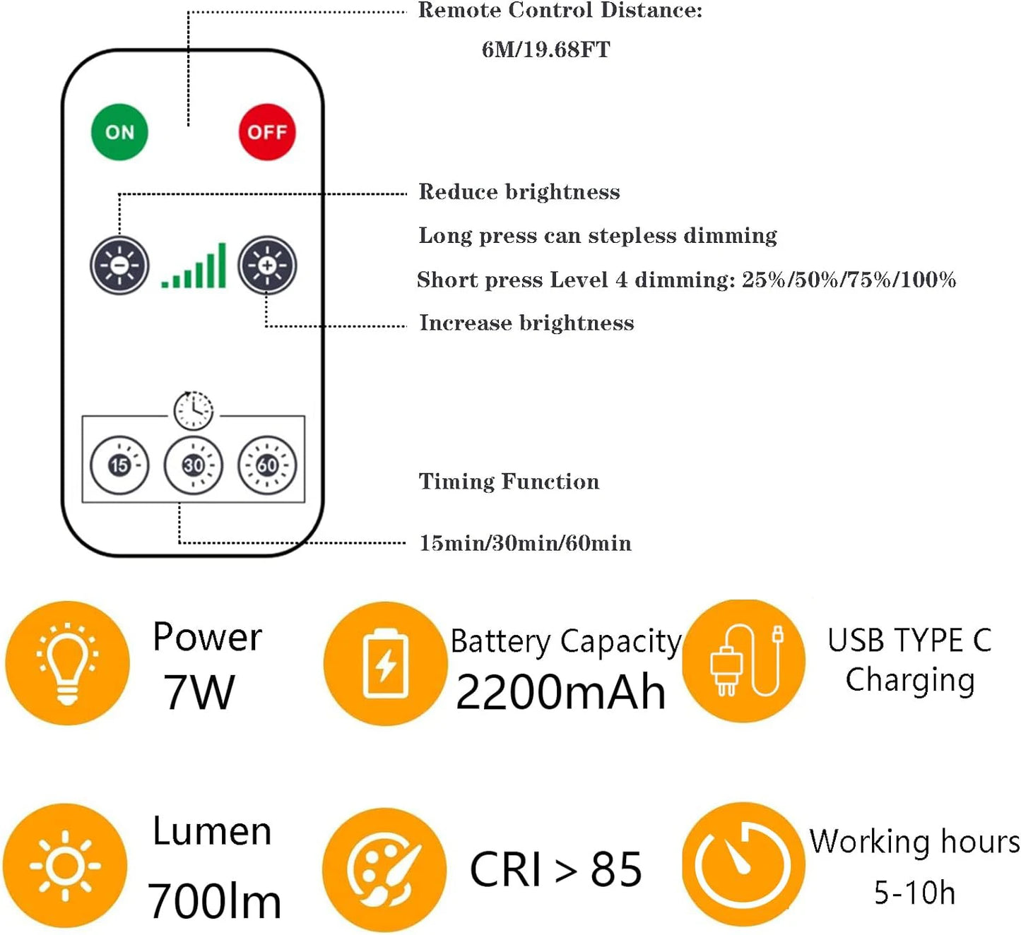 USB Rechargeable Smart LED Bulb