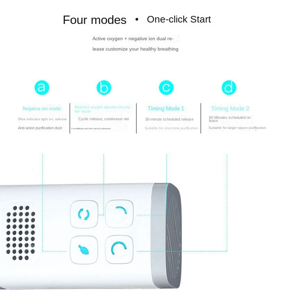 Mini Air Purifier Deodorizer