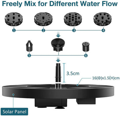 SunSplash Solar Fountain