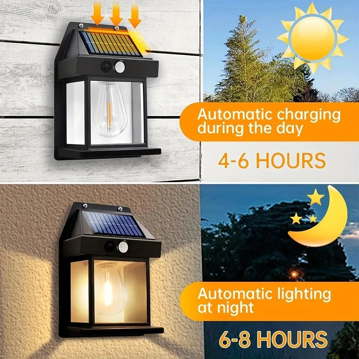 EcoGuard Solar Motion Wall Light