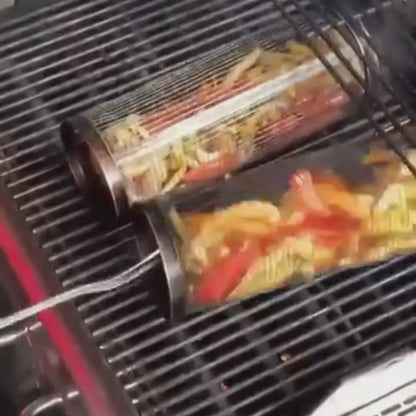 GrillMaster Rolling Basket